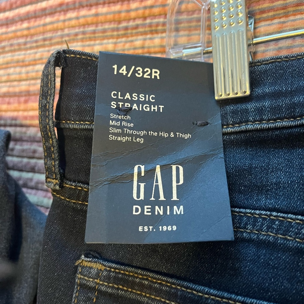 GAP Classic Straight Women Jeans - Dark Blue